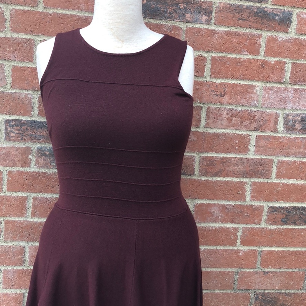 Sleeveless sweater dress